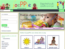Tablet Screenshot of joeppie.nl
